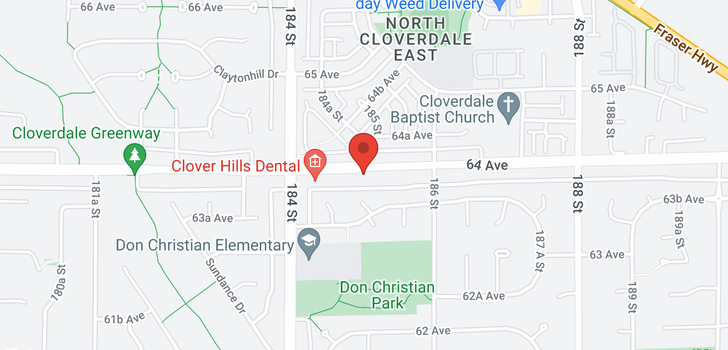 map of 18502 64 AVENUE